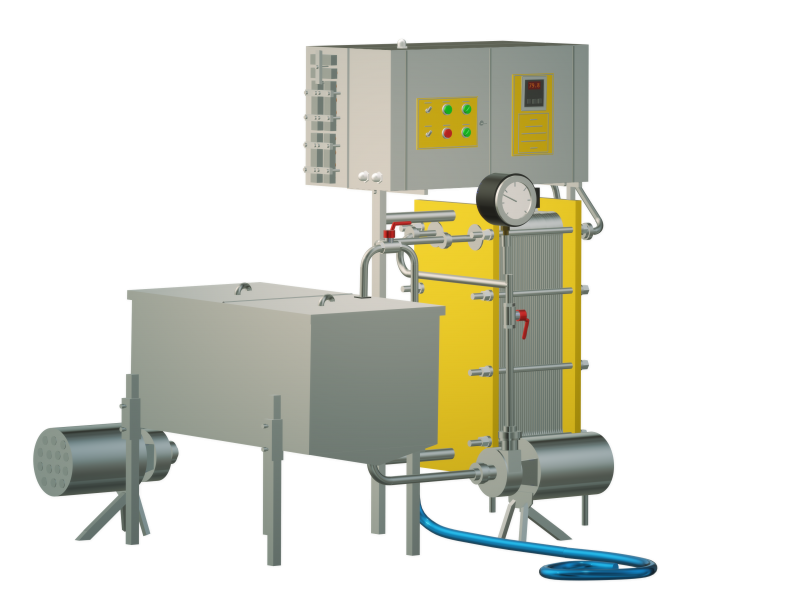 Пастеризатор молока проточний 2 т/г УЗМ-2,0Р