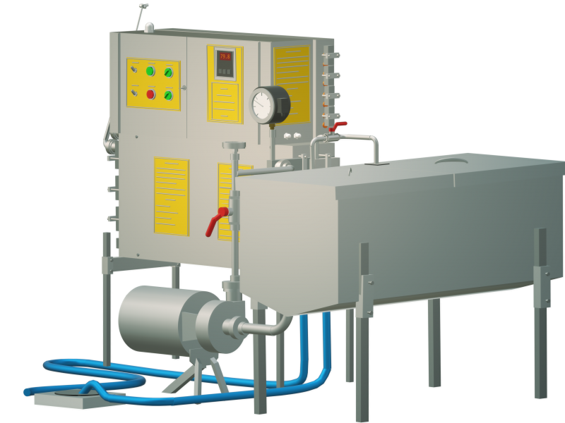 Пастеризатор молока на 200 л УЗМ-0,2