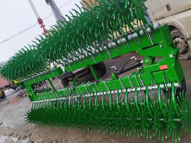 Ротаційна борона складна John Deere / Yetter 9.1 м ротационная мотыга