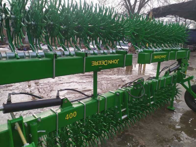 Ротаційна борона складна John Deere / Yetter 9.1 м ротационная мотыга