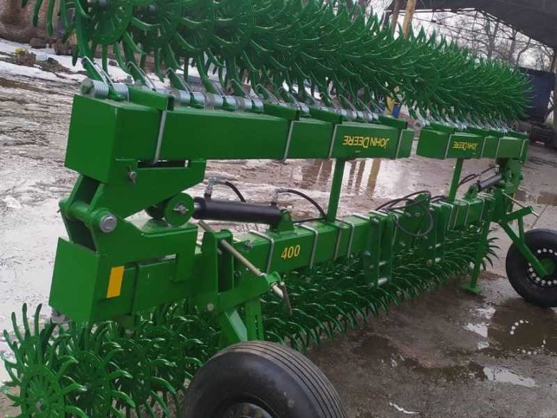 Ротаційна борона складна John Deere / Yetter 9.1 м ротационная мотыга