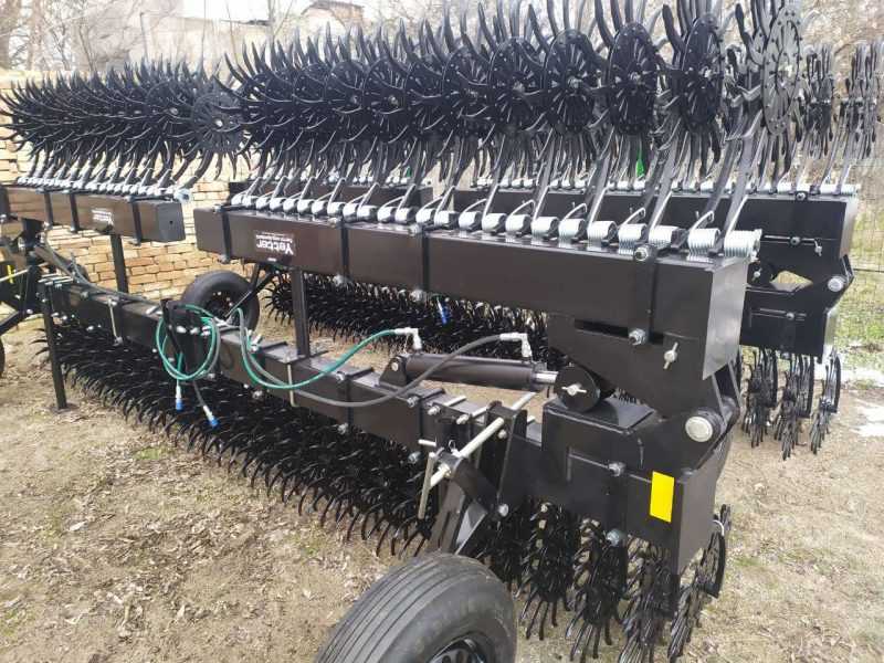 Ротаційна борона складна John Deere / Yetter 9.1 м ротационная мотыга