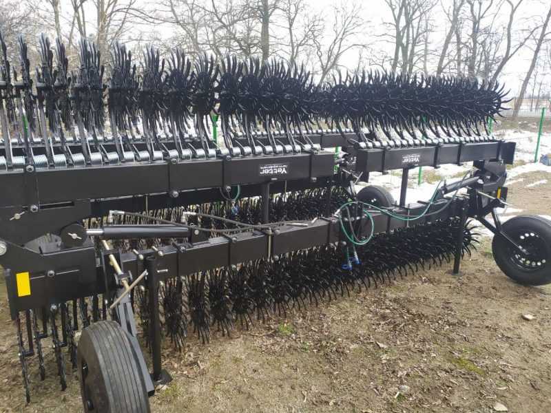 Ротаційна борона складна John Deere / Yetter 9.1 м ротационная мотыга