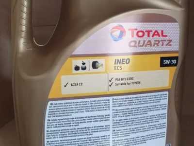 Моторное масло Тотал Total Quartz Ineo ECS 5W-30 5 л .