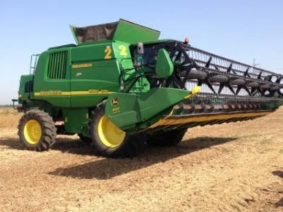 Услуги уборка урожая збирання врожаю соя John Deere STS гидрофлекс