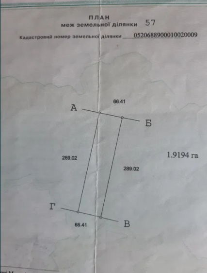 Продам землю с/г призначення,1.92с,пай