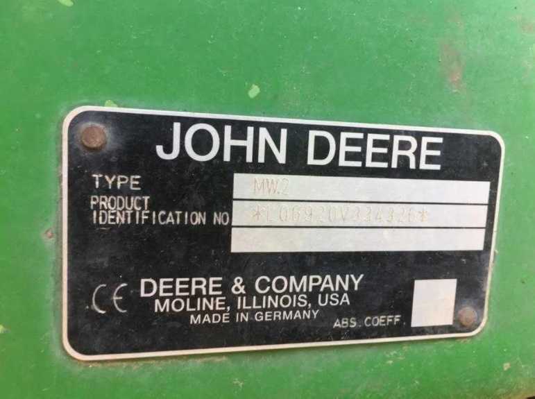 Трактор колесный JOHN DEERE Трактор John Deere MW.2 6920