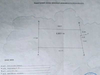 Здам в аренду земельный участок (пай) Жит.обл 6.86 Га