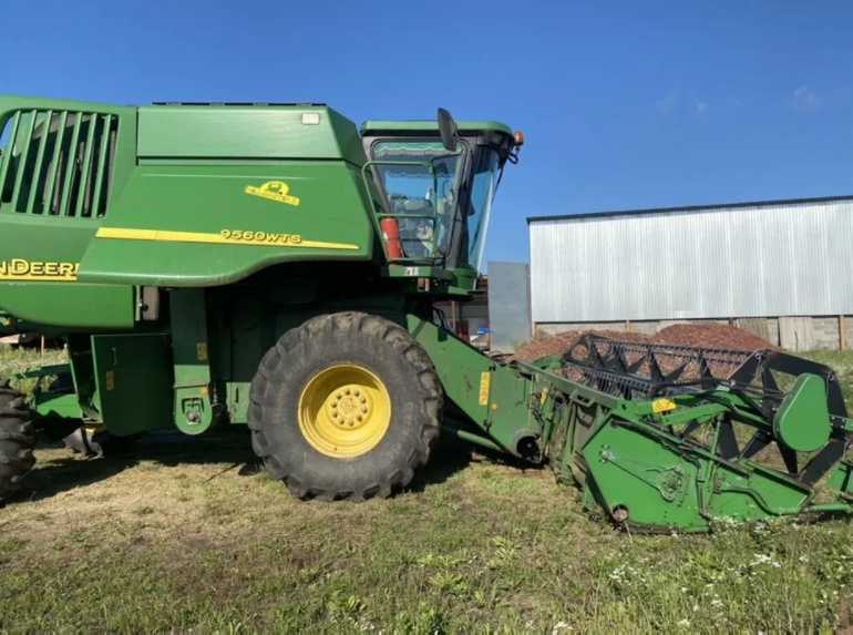 Комбайн John deere 9560 wts hilmaster