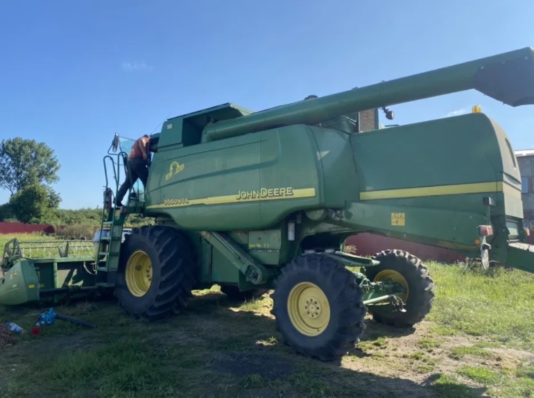 Комбайн John deere 9560 wts hilmaster