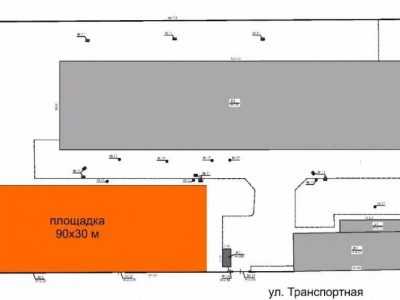 Земельный участок в аренду - 2700 кв.м.