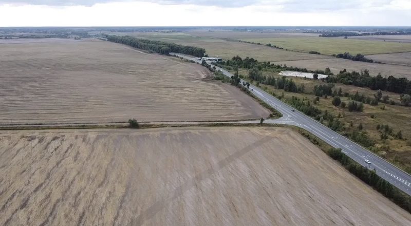 Земля комерційного призначення фасад Варшавської траси