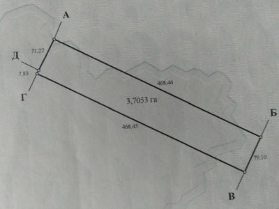 Земельна ділянка (пай) 3,7053 га С/Г призначення