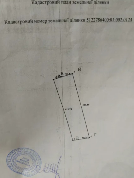 Срочно продам Земельный пай 4,4412 га.