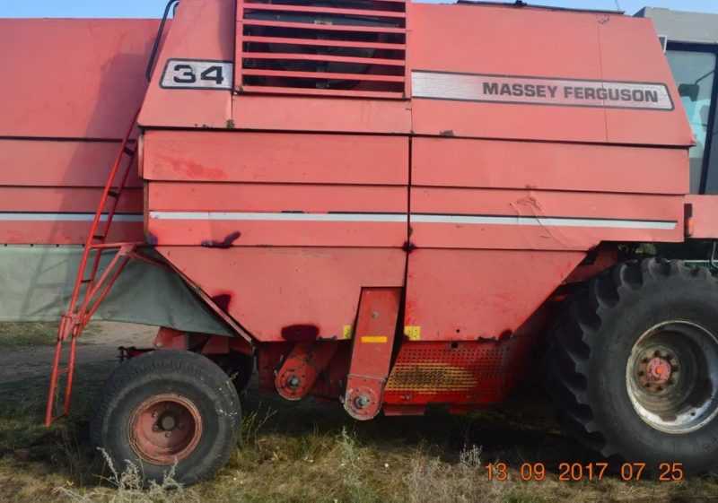 Уборка урожая, услуги комбайна MASSEY FERGUSON 34