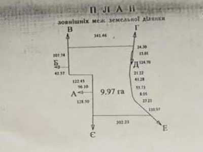 Продам землю с/г назначения, пай 9,97 г