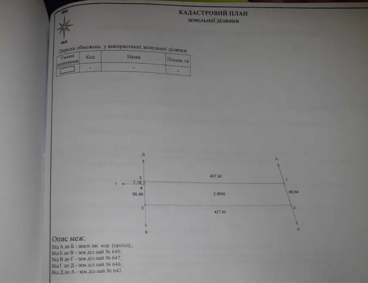 Продам земельный пай , 3,92га!